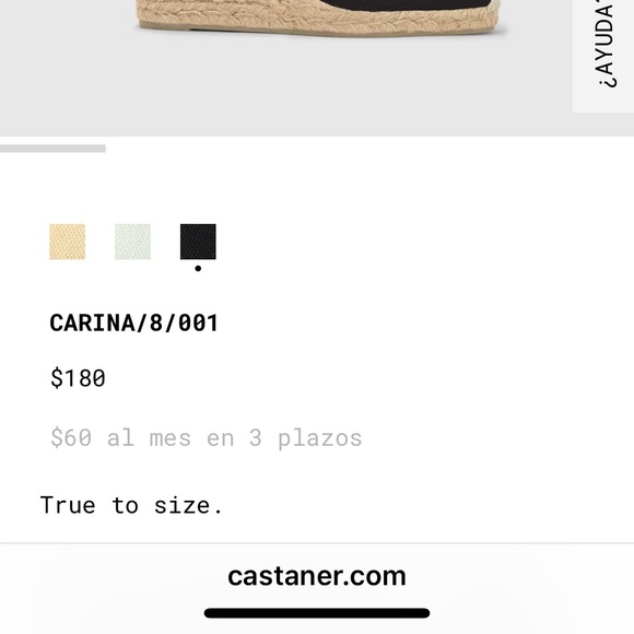 ✨NWT✨Castaner Black Lace Up Classic Organic Cotton Jute Wedge Espadrille Sandals - Picture 16 of 16